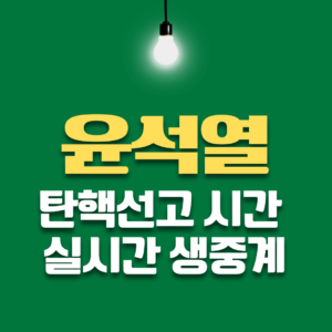 탄핵선고시간